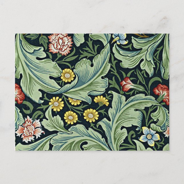 Postal William Morris - Leicester (Anverso)