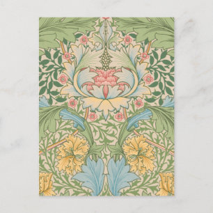 Postal William Morris Myrtle Flor Floral Botánica