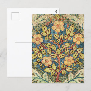 Postal William Morris Rosa Wreath Cushion Cover Classic