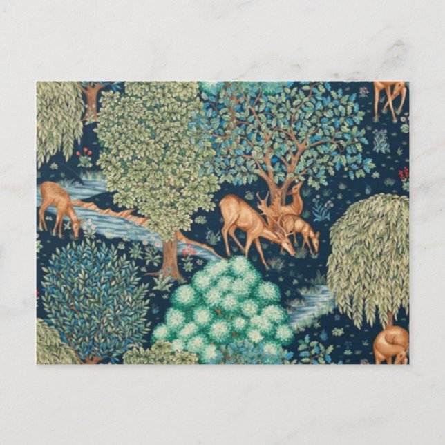 Postal William Morris The Brook (Anverso)