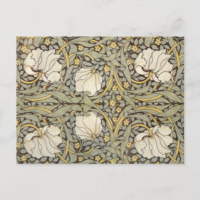 Postal William Morris Vintage Flowers (Anverso)