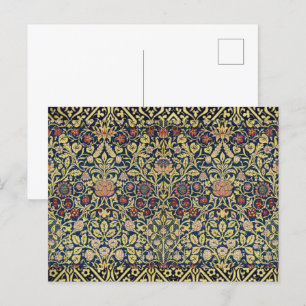 Postal William Morris Violet y el arte en la columna