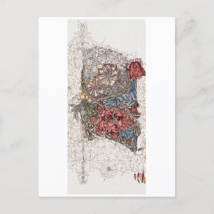 POSTAL : WILLIAM MORRIS : WILD TULIP