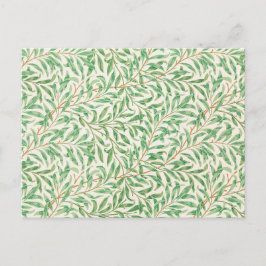 Postal William Morris. Willow Bough Verdor vintage