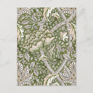 Postal William Morris Windrush floral clásico