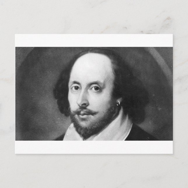 Postal William Shakespeare (Anverso)