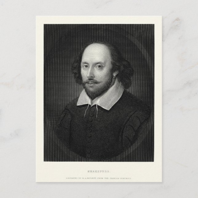 Postal William Shakespeare (Anverso)