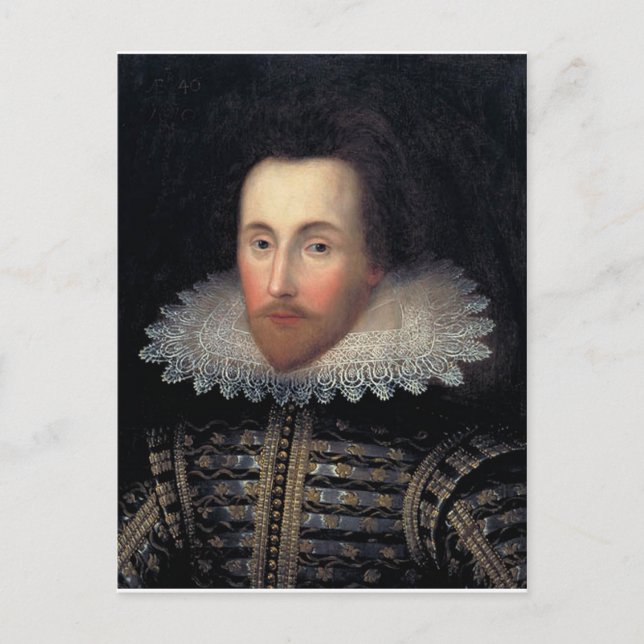 Postal william shakespeare (Anverso)