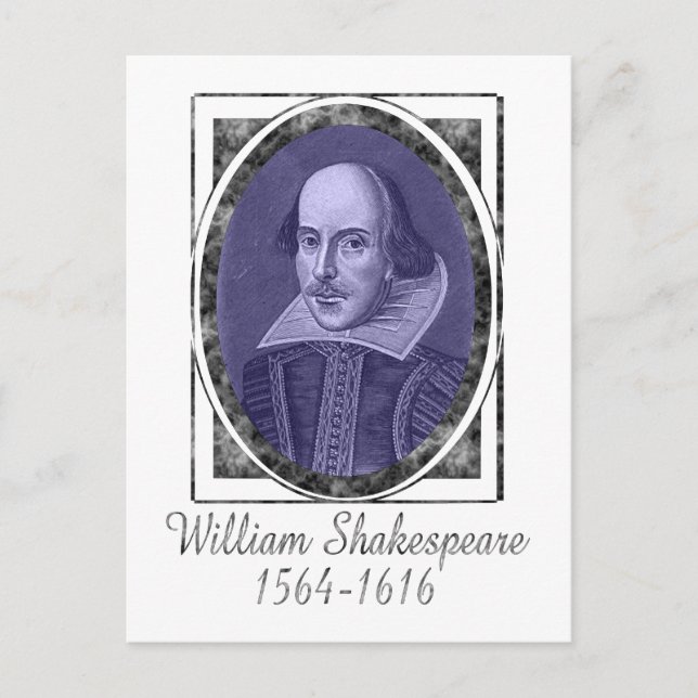 Postal William Shakespeare (Anverso)
