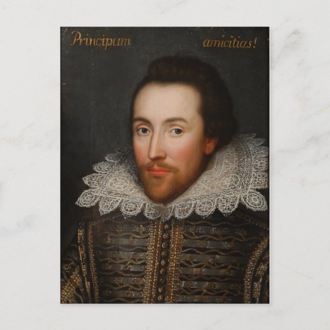 Postal William Shakespeare Cobbe Portrait alrededor de 16 (Anverso)