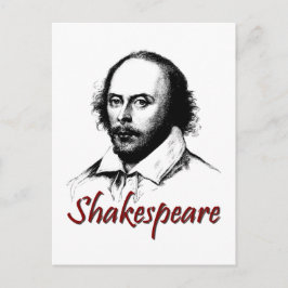 Postal William Shakespeare Etching
