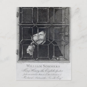 Postal William Sommers, grabado por R. Clamp, 1794