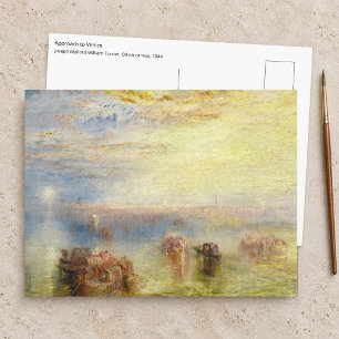 Postal William Turner - Acercamiento a Venecia