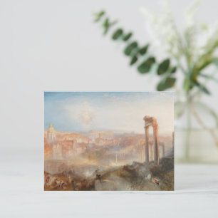 Postal William Turner Británico - Roma moderna-Campo Vacc