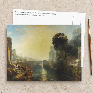 Postal William Turner - Dido construyendo Cartago