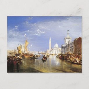 Postal William Turner-Dogana y San Giorgio Maggiore