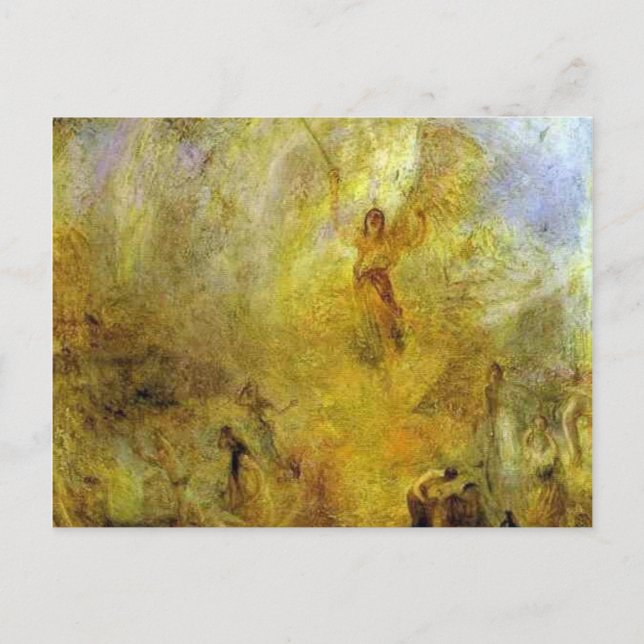 Postal william turner - el ángel, parado al sol (Anverso)