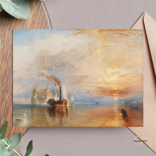 Postal William Turner El Arte De Pintura Temerario De La 