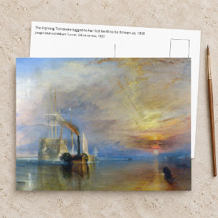 Postal William Turner - El Temeraire luchador