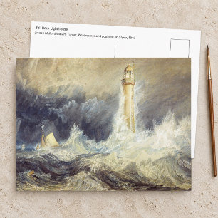Postal William Turner - Faro de Bell Rock