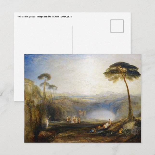 Postal William Turner - La masa dorada (Anverso / Reverso)