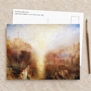 Postal William Turner - La visita al sepulcro