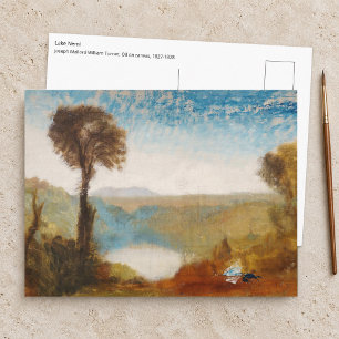 Postal William Turner - Lago de Nemi