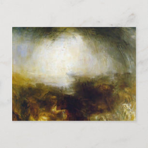 Postal William Turner-Shade & Darkness,Noche de Lujo
