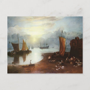 Postal William Turner - Sol levantándose a través del Vag