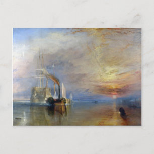 Postal William Turner: Temeraire atormentado hasta el últ
