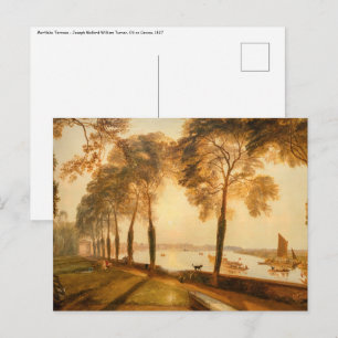 Postal William Turner - Terraza Mortlake
