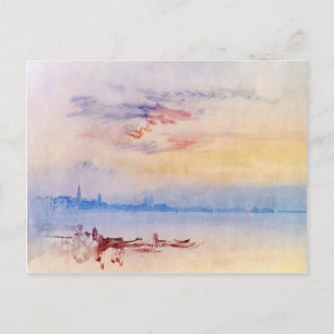 Postal William Turner-Venecia, al este de Giudecca, Sunri