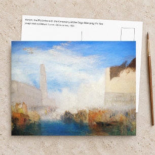 Postal William Turner - Venecia, la Piazzetta