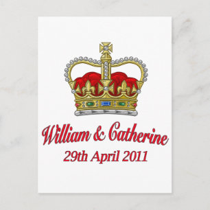 Postal William y Catherine 29 de abril de 2011