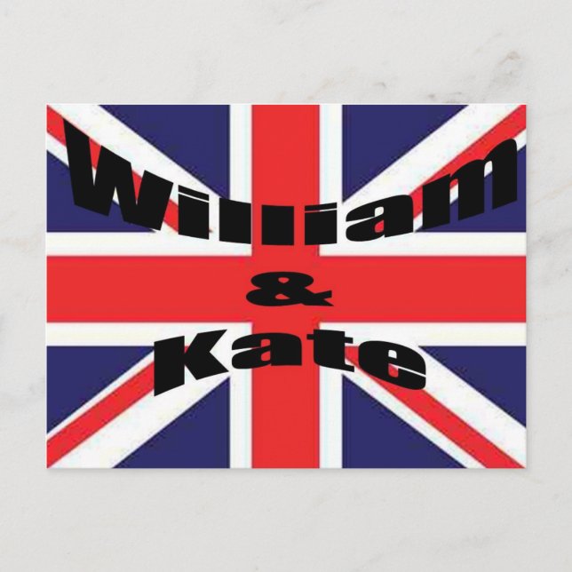 Postal William y Kate (Anverso)