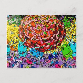 Postal Williamburg Graffiti Art Postcard