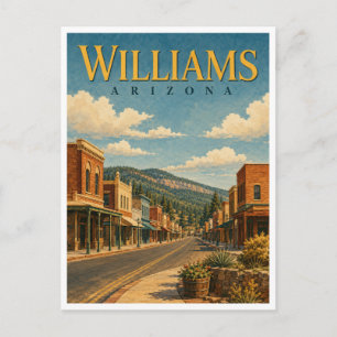 Postal Williams Arizona Ruta 66 GeoSaga
