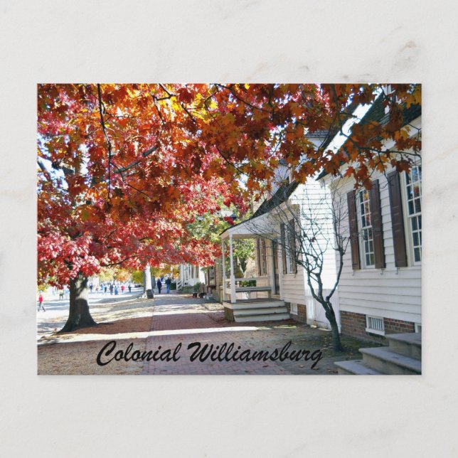Postal Williamsburg colonial (Anverso)
