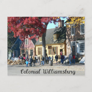Postal Williamsburg colonial