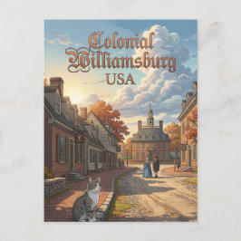 Postal Williamsburg Colonial EE. UU.