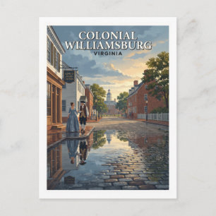 Postal Williamsburg Colonial Virginia