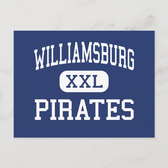 Postal Williamsburg - Pirates - High-Williamsburg (Anverso)