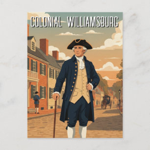 Postal Williamsburg Virginia Colonial Viajes