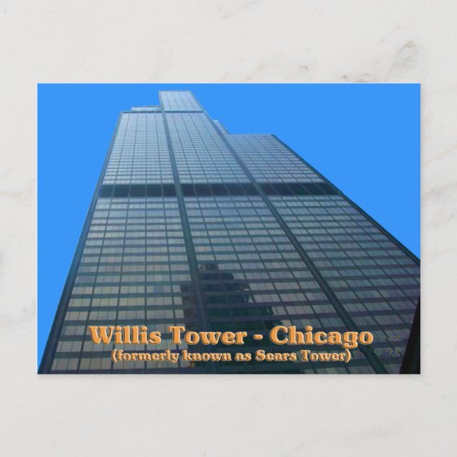 Postal Willis Tower - Antes Conocida Como La Torre De Las (Anverso)