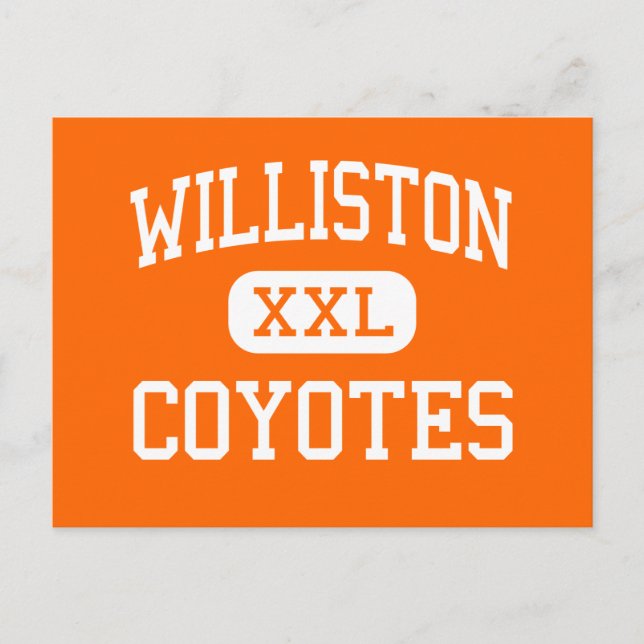 Postal Williston - Coyotes - Alto - Williston (Anverso)