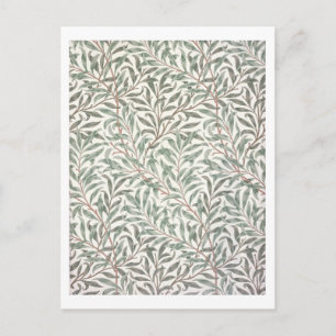 Postal Willow Bough, diseño de fondo de pantalla, 1874 (f
