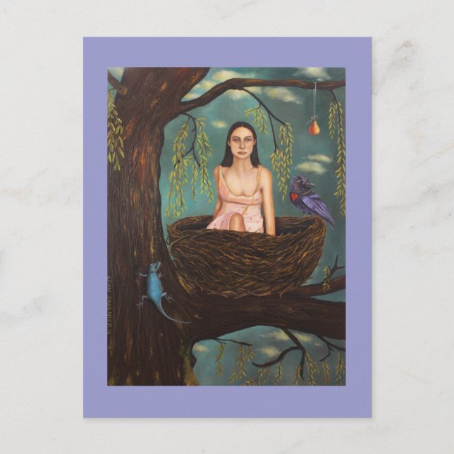 Postal Willow lloroso (Anverso)