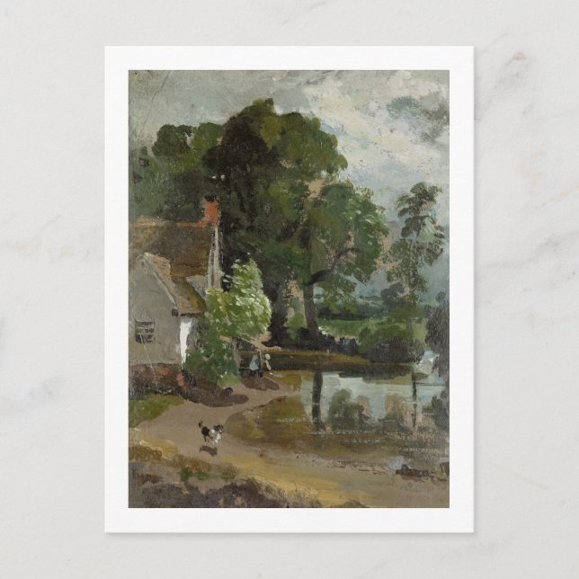 Postal Willy Lott's House, cerca del Flatford Mill, c.181 (Anverso)