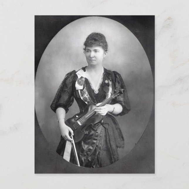 Postal Wilma Norma Neruda, Lady Halle (Anverso)