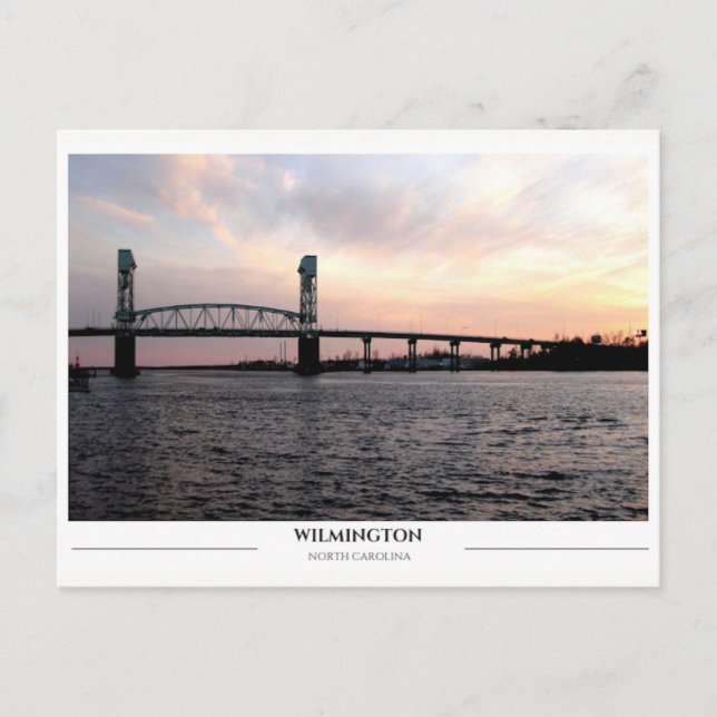 Postal Wilmington Carolina del Norte (Anverso)
